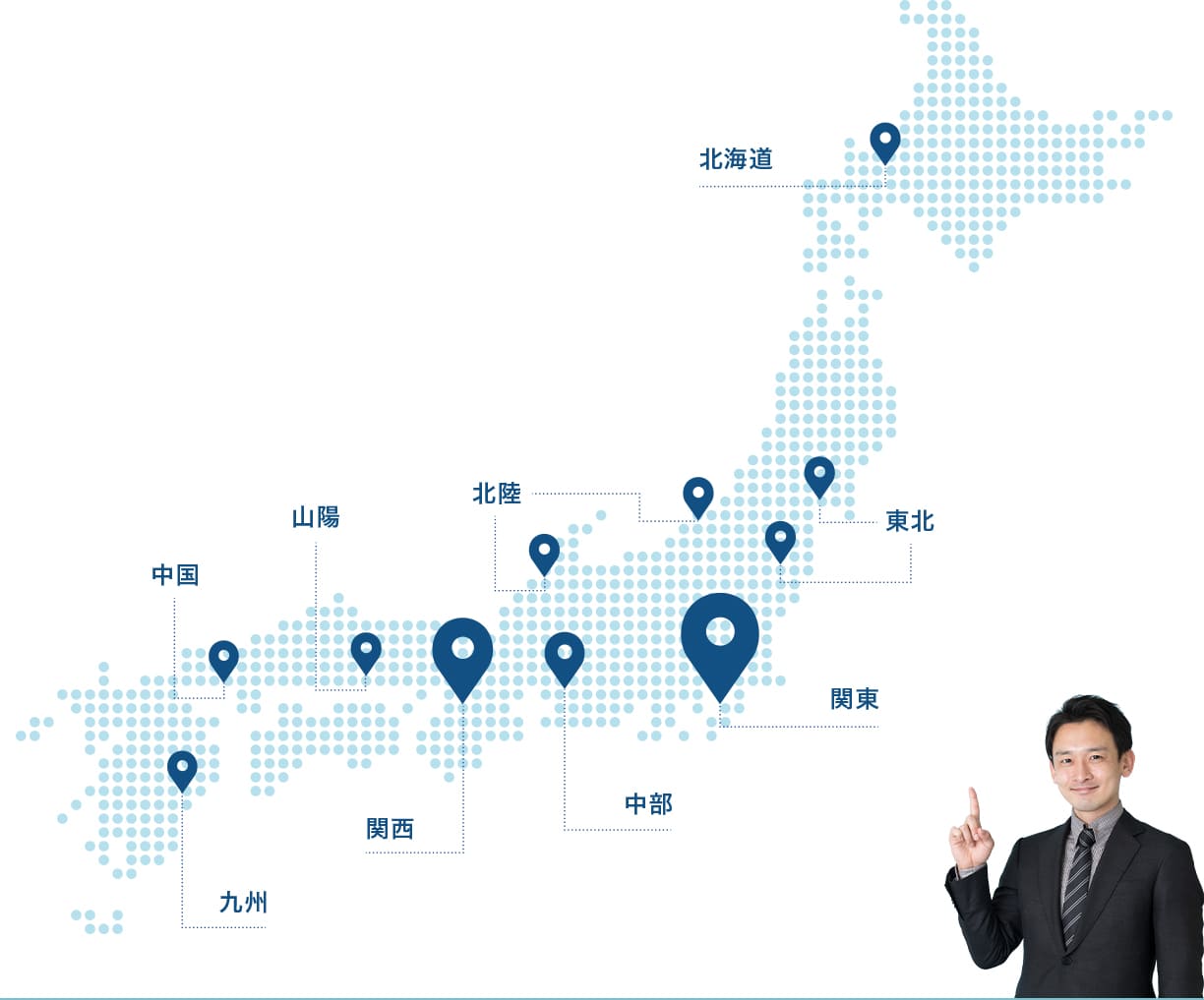 日本地図の画像